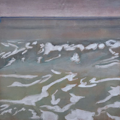 Huile sur contreplaqué, 20x20cm, 2019, collectionné