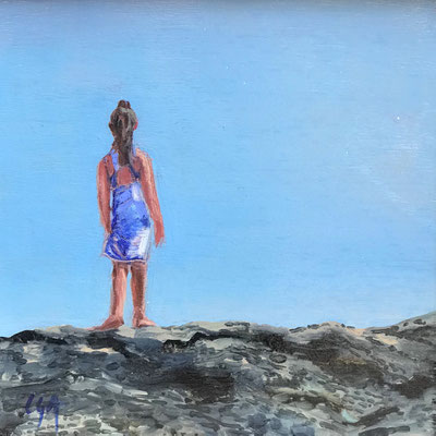 Huile sur contreplaqué, 20x20cm, 2023