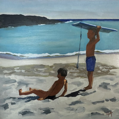 Huile sur contreplaqué, 20x20cm, 2019-25