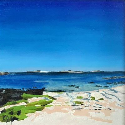 Huile sur contreplaqué, 20x20cm, 2023, collectionné