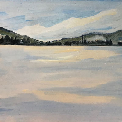 Huile sur contreplaqué, 20x20cm, 2019