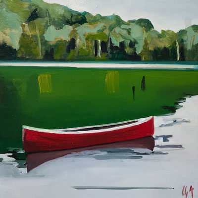 Huile sur bois, 20x20cm, 2019
