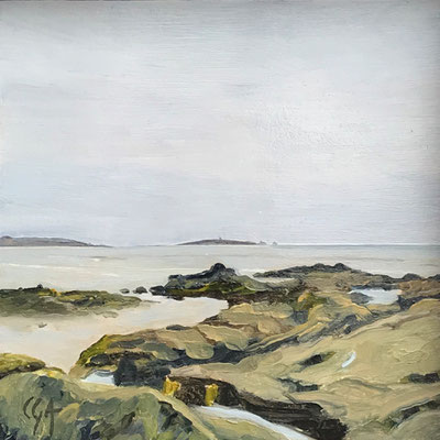 Huile sur contreplaqué, 20x20cm, 2023