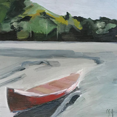 Huile sur contreplaqué, 15x15cm, 2019