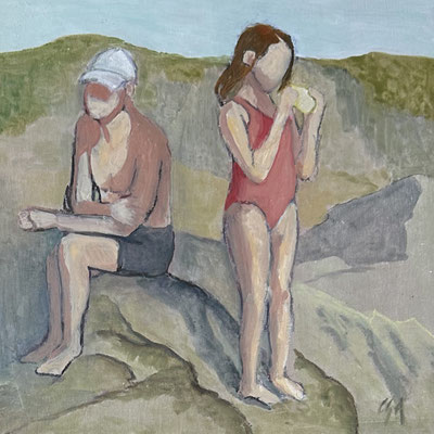 Huile sur contreplaqué, 20x20cm, 2019-25
