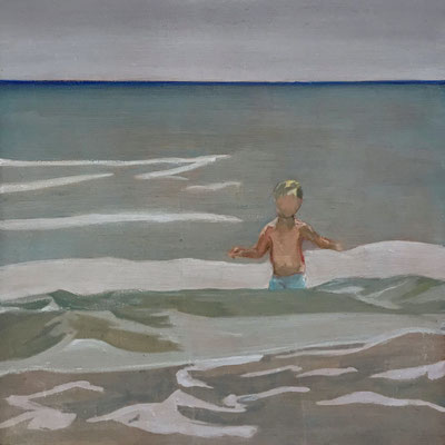 Huile sur contreplaqué, 20x20cm, 2019