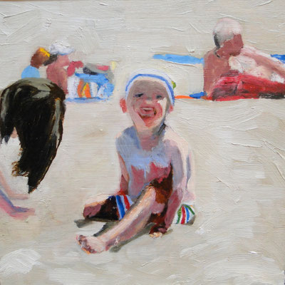 Huile sur  bois, 20x20cm, 2016,