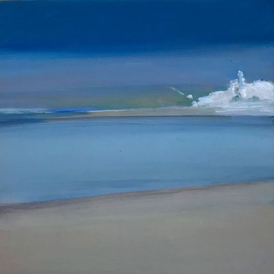 Huile sur contreplaqué, 20x20cm, 2019, collectionné