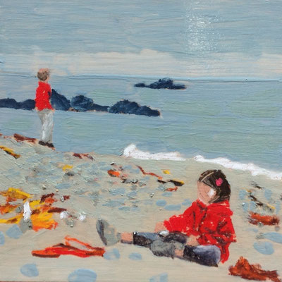 Huile sur bois, 20x20cm, 2016, collectionné