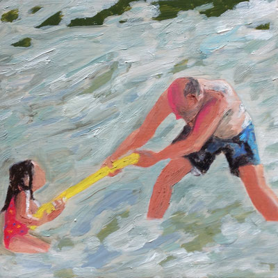 Huile sur bois, 20x20cm, 2016