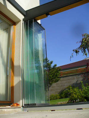 Schiebeverglasung - Terrassenverglasung - Schiebe-Dreh-Verglasung © Sunflex