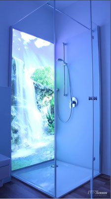 Glasrückwand u. Dusche_Glaser Wolfratshausen