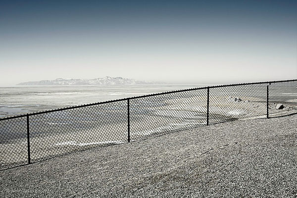 Fence at SaltAir, Utah