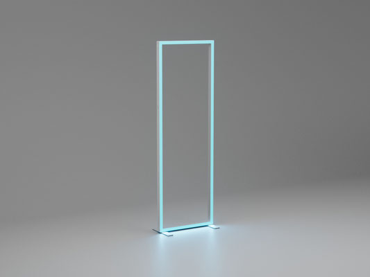 Mobile Leuchtstele mit RGB-Beleuchtung