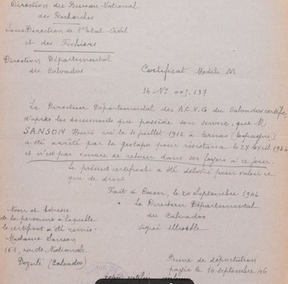 Document SHD Caen