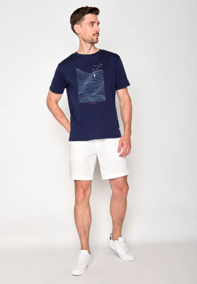 Herren Shirt von Greenbomb mit Motiv Meer