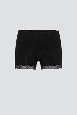 comazo earth 2778  Single Jersey mit Nadelzug schwarz Panty