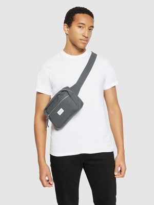 Label Knowledge Cotton Apparel Bag grau