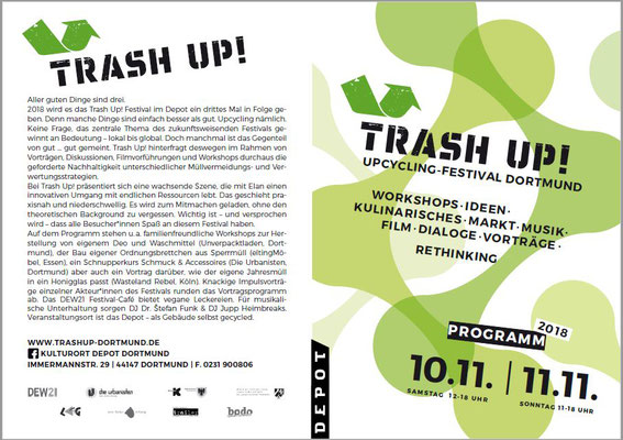 Trash Up! Festival Dortmund im Depot 10.-11.11.2018