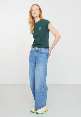 recolution Shirt Cayenne Smiley deep green