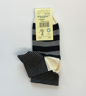 Grödo Kurzschaftsocken schwarz