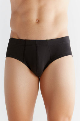 Albero Natur Slip für Herren schwarz