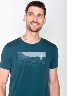 Herren Shirt von Greenbomb mit Motiv Meer
