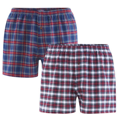 Living Crafts 4395_567 Boxer-Shorts, 2er-Pack Flanell