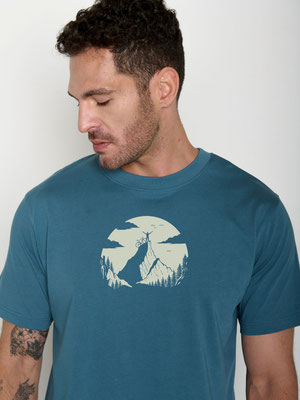 Nature-clouds-ride-fusion-tidalblue T-Shirt greenbomb Herren