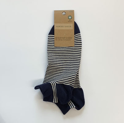 Albero Natur Sneaker Streifen mit blau