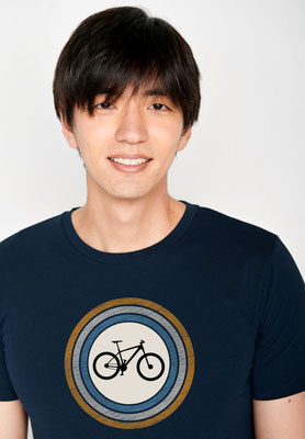 Herren Shirt von Greenbomb mit Motiv Rad