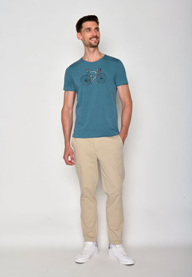 Herren Shirt von Greenbomb mit Motiv Rad