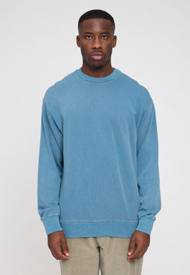 25313202_natural-dye-storm-blue mazine Genderless Natural Dye Sweatshirt