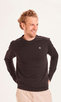 Label Knowledge Cotton Apparel Longsleeve