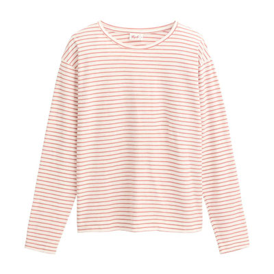 2613005_Langarm-Shirt, rosenholz geringelt People Wear Organic