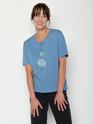 Nature-bloom-classic-nova-glacierblue T-Shirt greenbomb Damen
