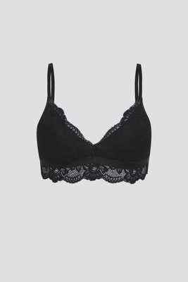 comazo earth 2714 mit Spitze schwarz BH