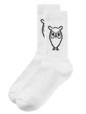 Label Knowledge Cotton Apparel Tennis Socken weiß