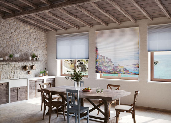 Plissee von oben und unten frei verschiebbar. Sie lassen also immer genauso viel Licht & Einblicke zu, wie du es wünschst.