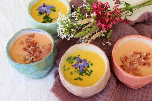 Sommer Gaspaccio & Kalte Karotten - Curry Suppe