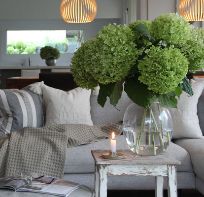 Spätsommer im Wohnzimmer