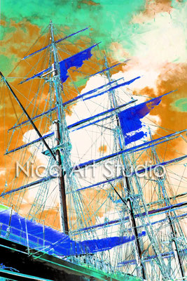 Sailing boat, 2015, 2 : 3 format, print