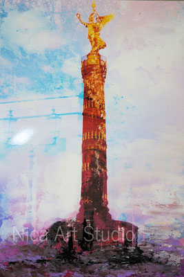B53 Victory Column, 2017, 20 x 30 cm, photography with oil color