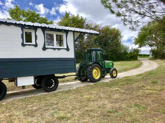 roulotte mobile neuve jardin boheme