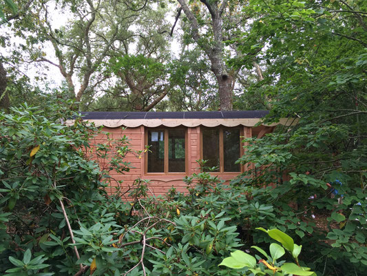 roulotte bureau de jardin cube