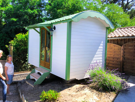 roulotte tiny house Jardin Boheme