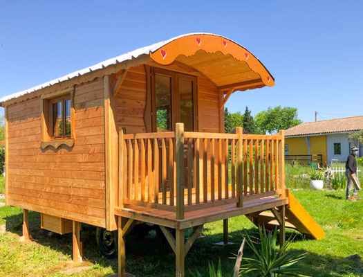 roulotte tiny house Jardin Boheme