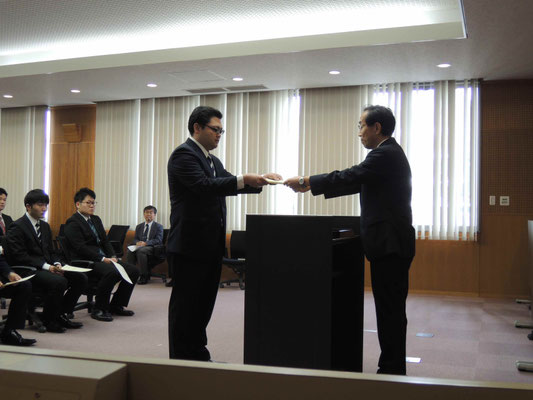 松本君表彰
