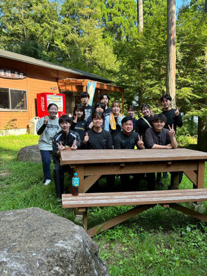 1日目BBQと花火（遊・ＹＯＵ・くぎのキャンプ村）