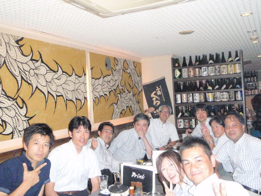 二次会にて